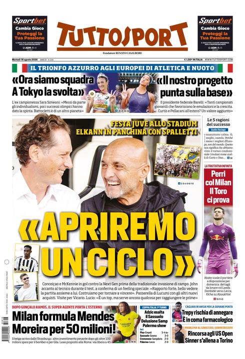 Tuttosport - Nazionale - 7 Giorni