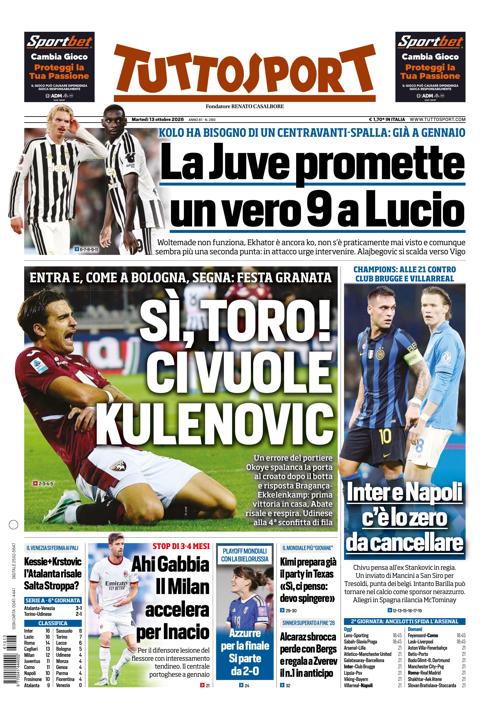 Tuttosport - Nazionale - 7 Giorni