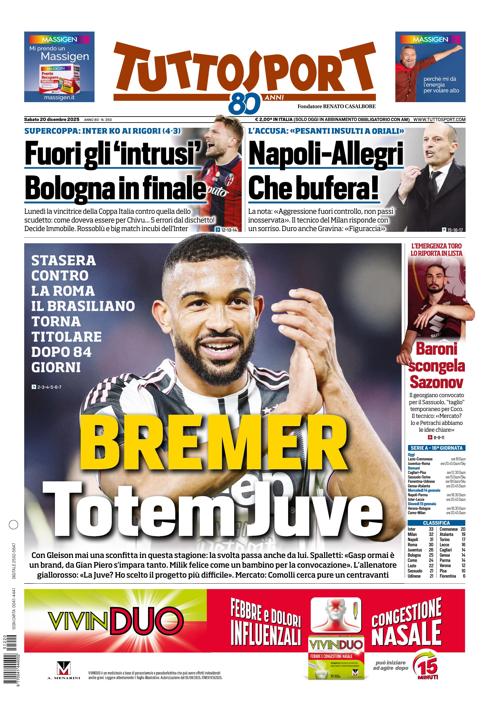 Tuttosport - Nazionale - 7 Giorni