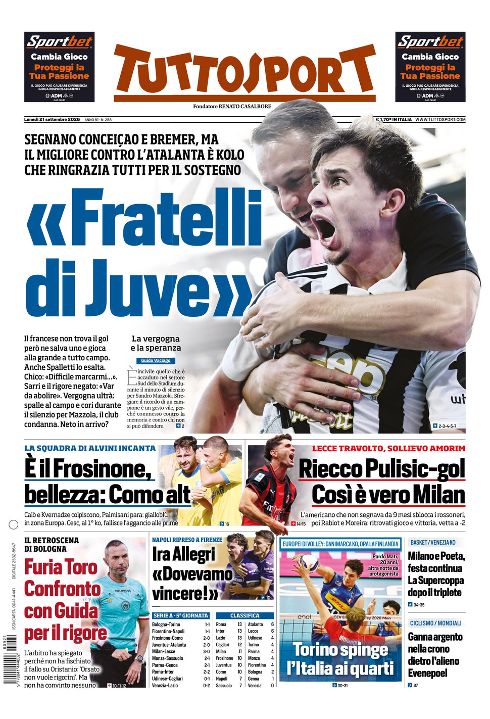 Nuovo TuttoSport - Nazionale - 30 Giorni bundle Full