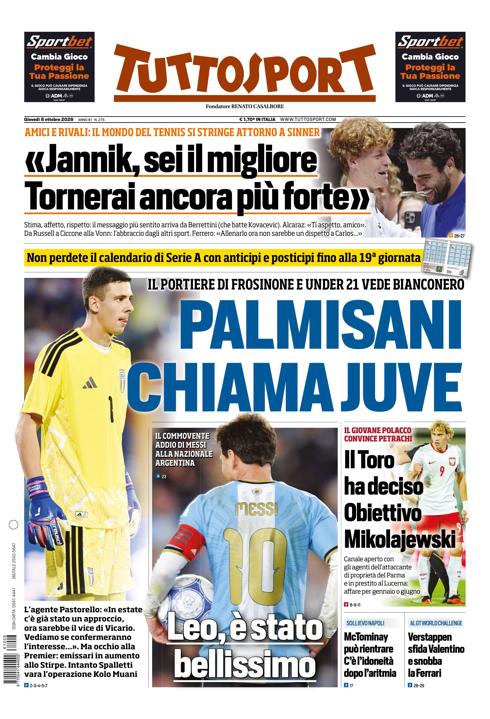 Tuttosport - Nazionale - 7 Giorni