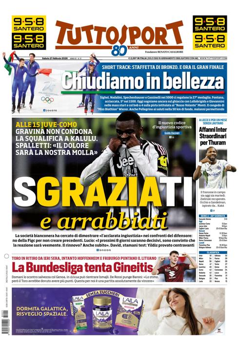 Tuttosport - Nazionale - 7 Giorni