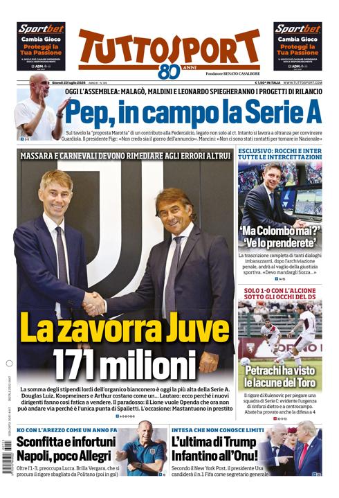 Tuttosport - Nazionale - 7 Giorni