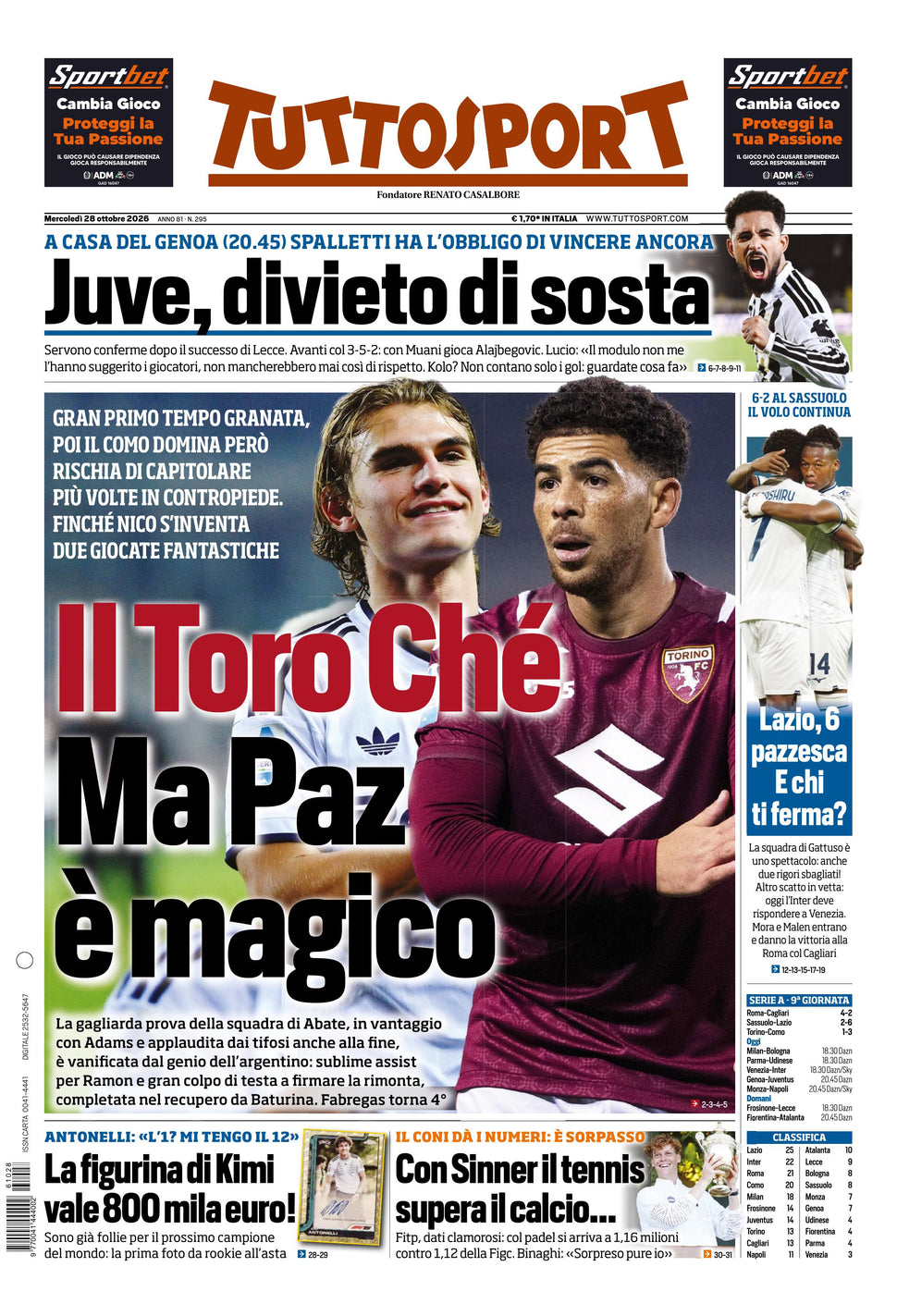 Nuovo TuttoSport - Nazionale - 30 Giorni bundle Full