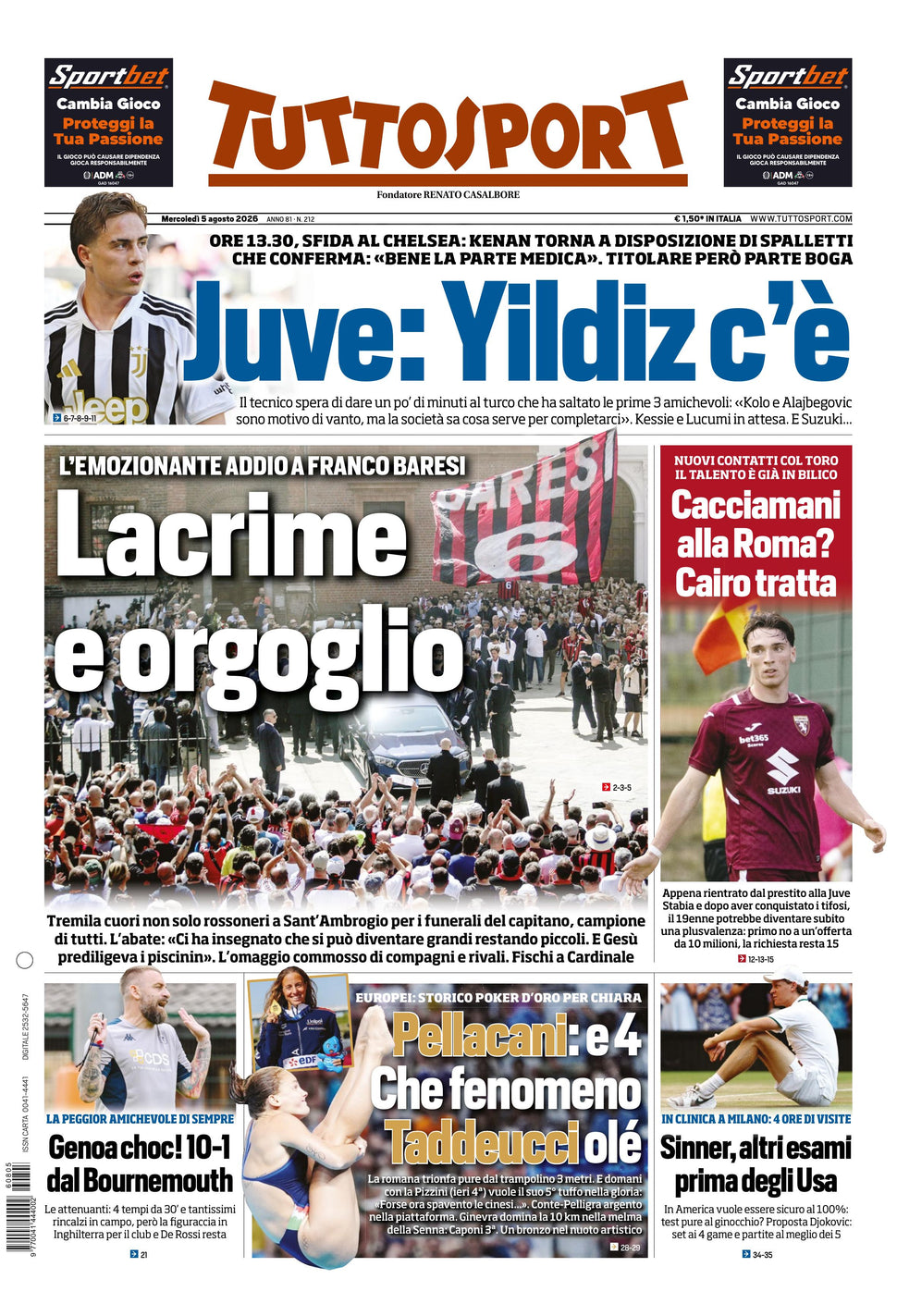 Nuovo TuttoSport - Nazionale - 30 Giorni bundle Full