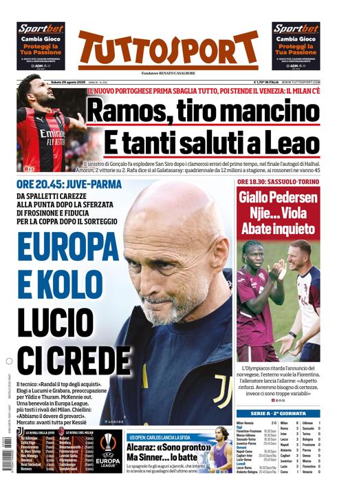 Tuttosport - Nazionale - 7 Giorni