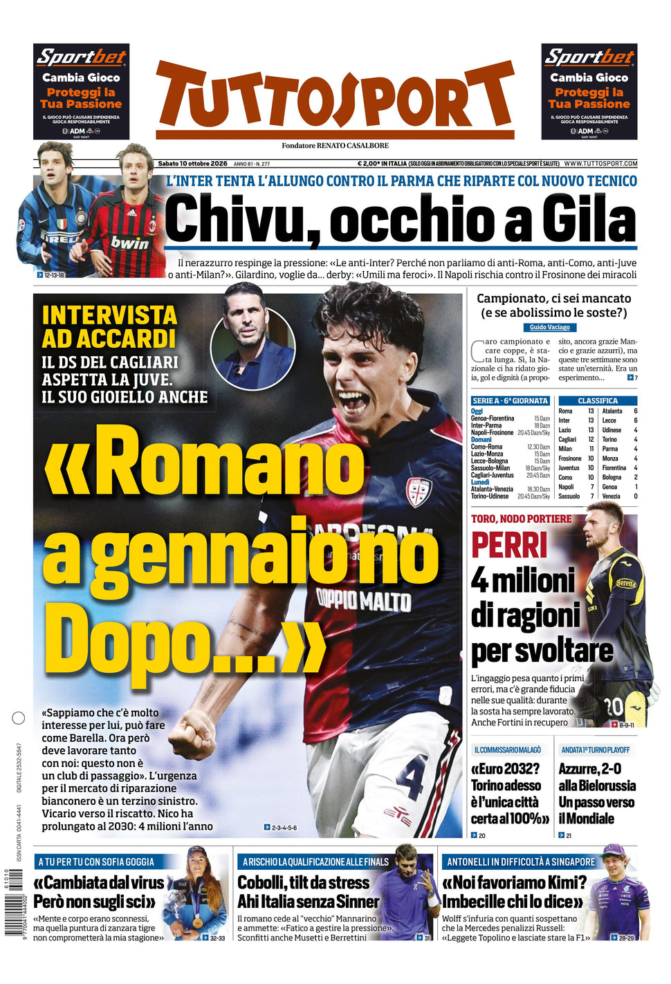 Nuovo TuttoSport - Nazionale - 30 Giorni bundle Full