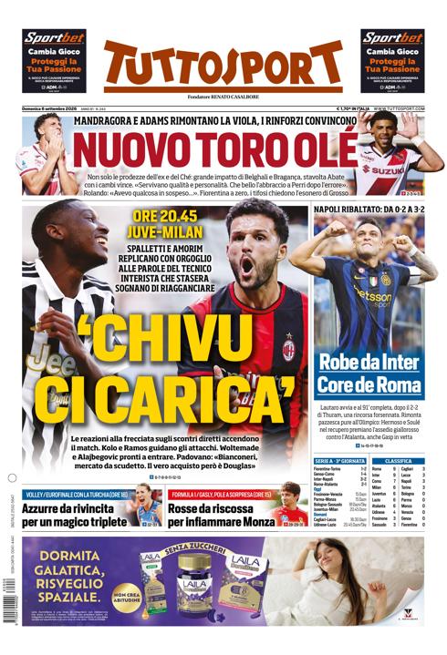 Tuttosport - Nazionale - 7 Giorni