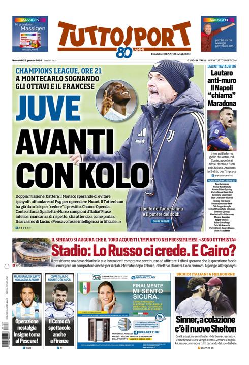 Tuttosport - Nazionale - 7 Giorni