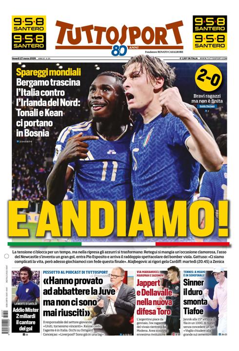 Tuttosport - Nazionale - 7 Giorni
