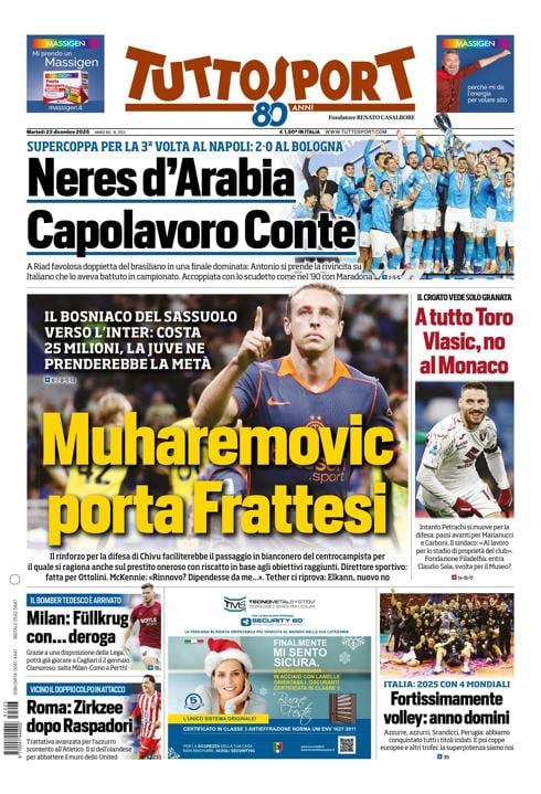 Tuttosport - Nazionale - 7 Giorni
