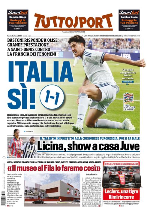 Tuttosport - Nazionale - 7 Giorni