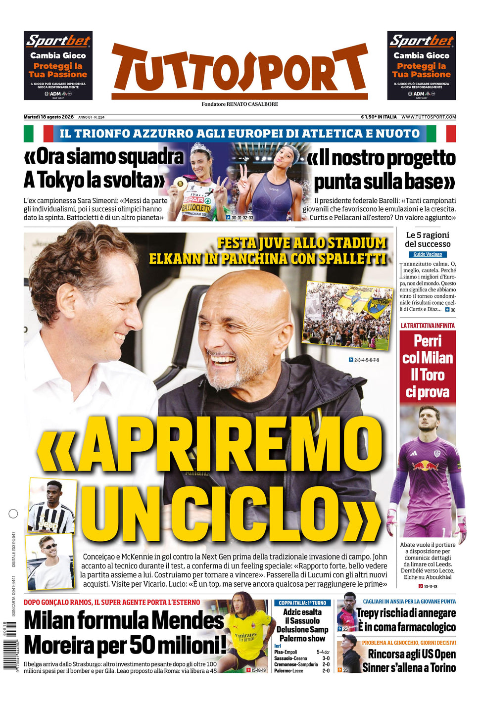 Nuovo TuttoSport - Nazionale - 30 Giorni bundle Full