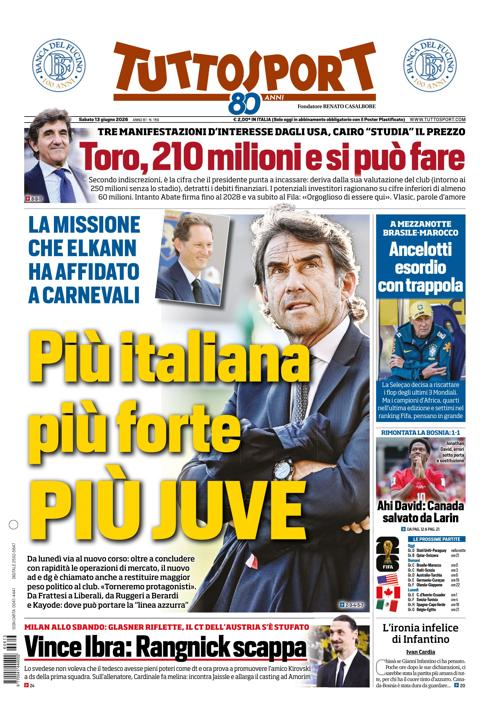 Tuttosport - Nazionale - 7 Giorni