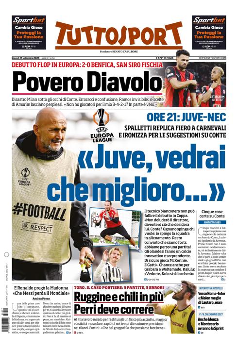 Tuttosport - Nazionale - 7 Giorni