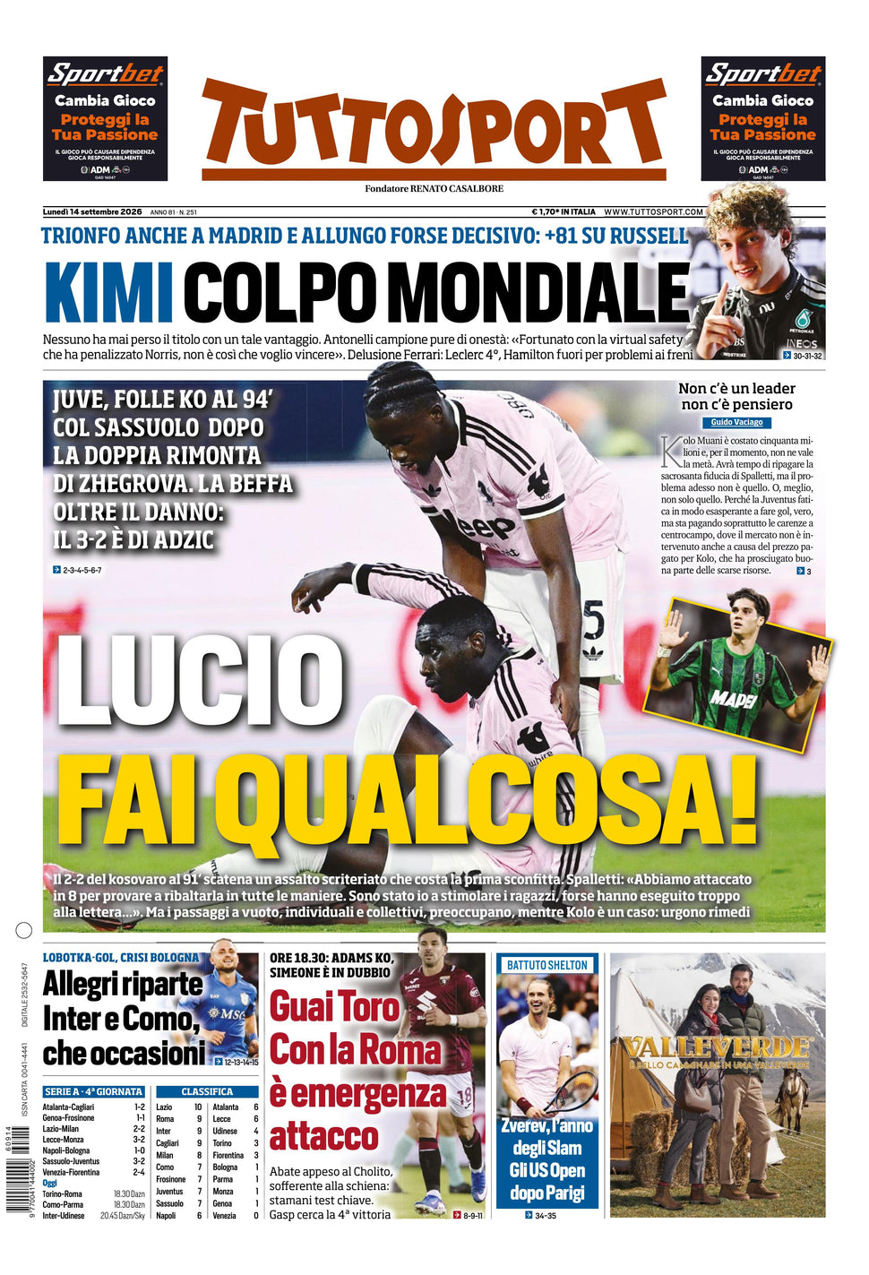 Nuovo TuttoSport - Nazionale - 30 Giorni bundle Full