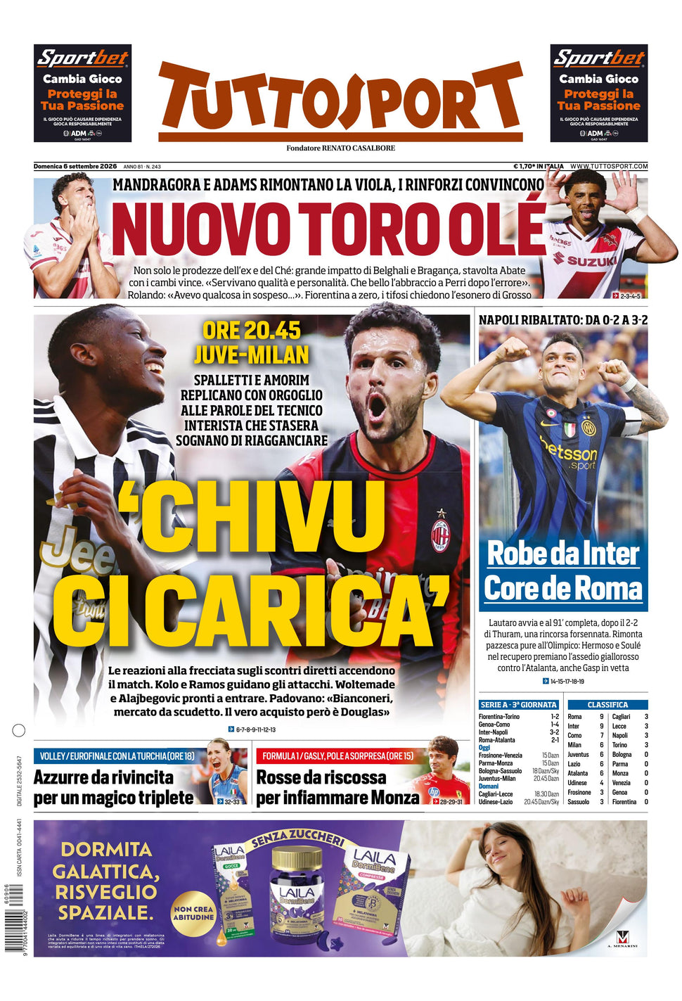Nuovo TuttoSport - Nazionale - 30 Giorni bundle Full