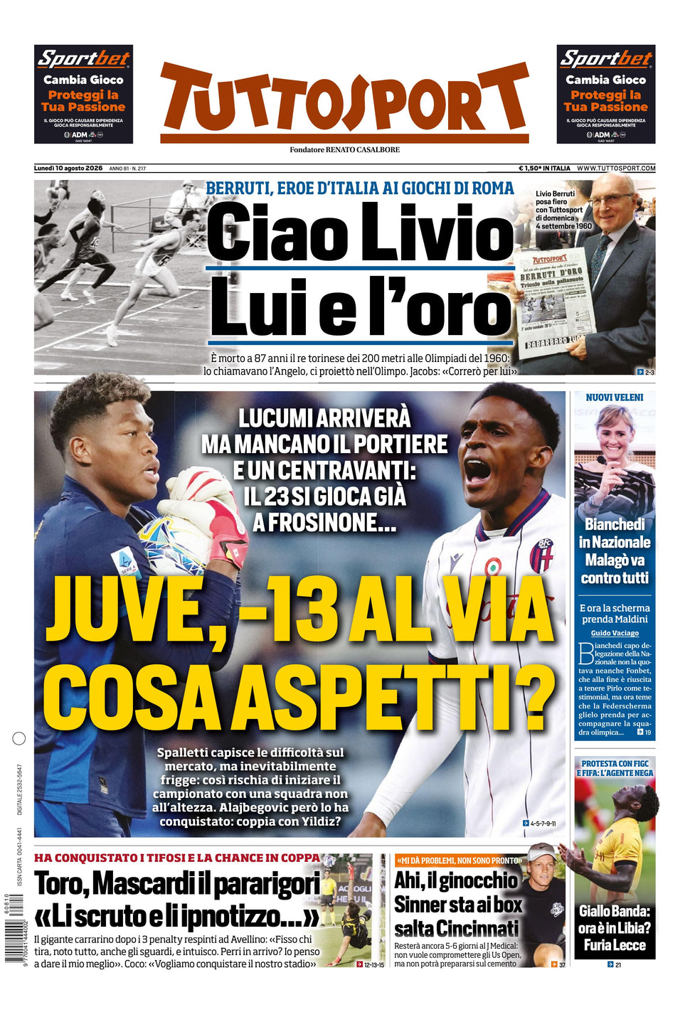 Nuovo TuttoSport - Nazionale - 30 Giorni bundle Full