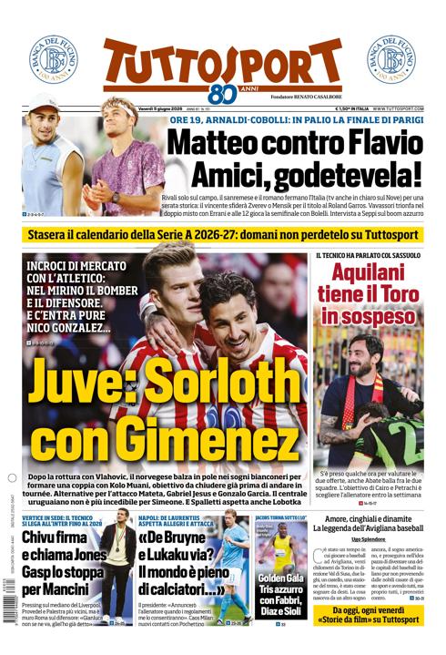 Tuttosport - Nazionale - 7 Giorni