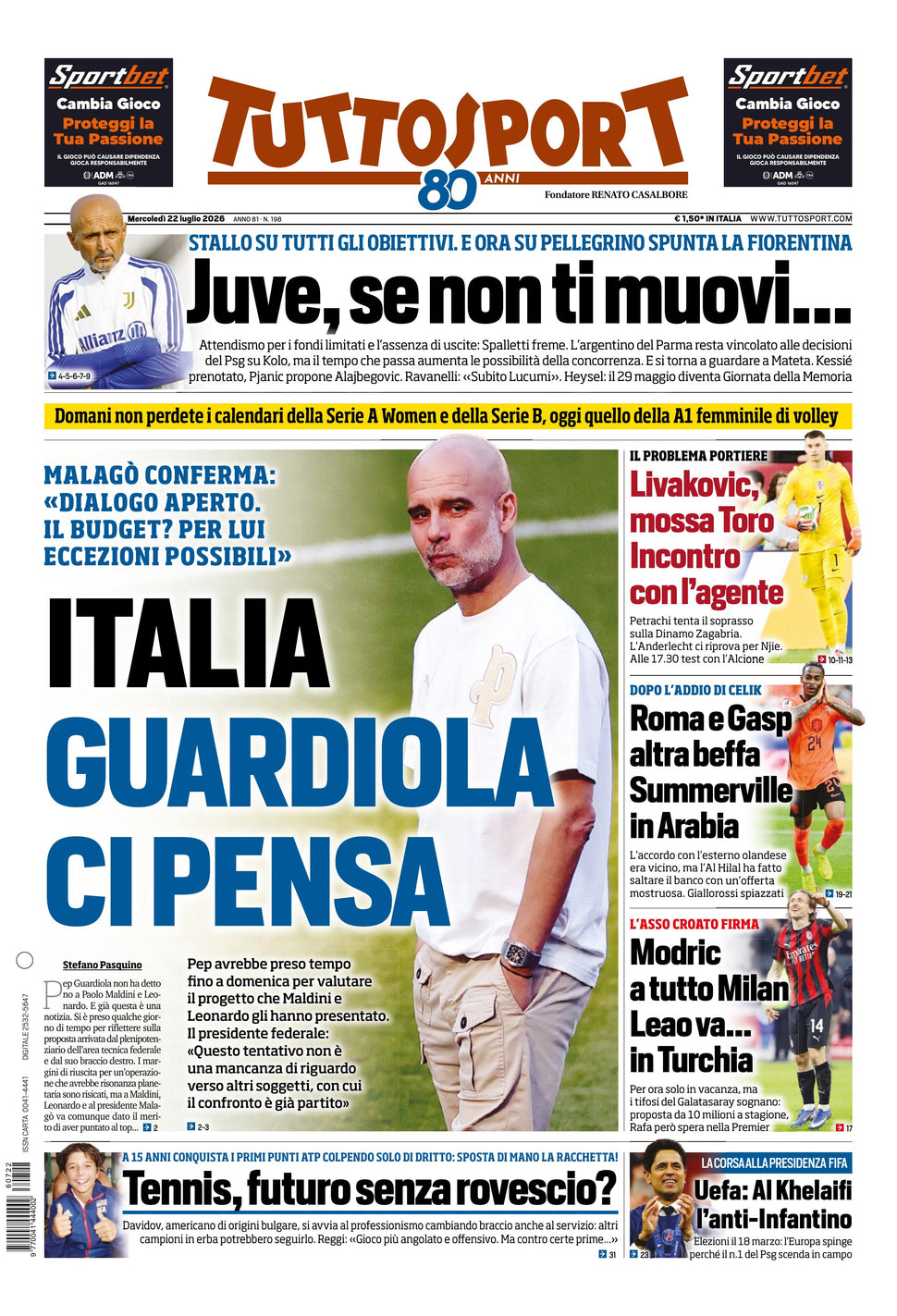 Nuovo TuttoSport - Nazionale - 30 Giorni bundle Full