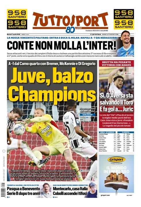 Tuttosport - Nazionale - 7 Giorni