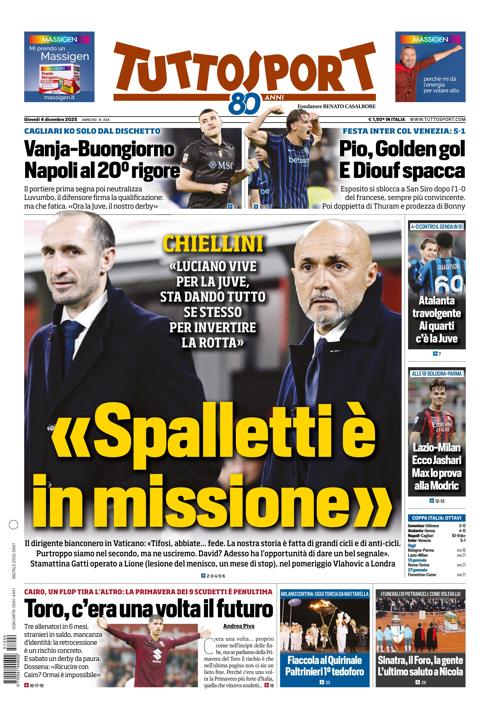 Tuttosport - Nazionale - 7 Giorni