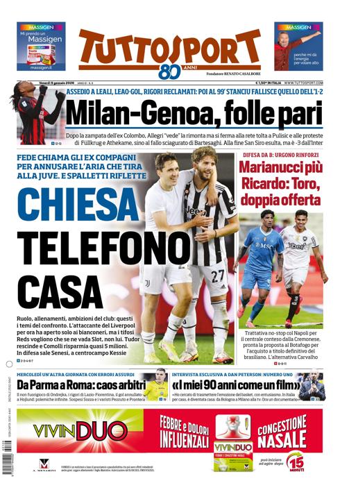 Tuttosport - Nazionale - 7 Giorni