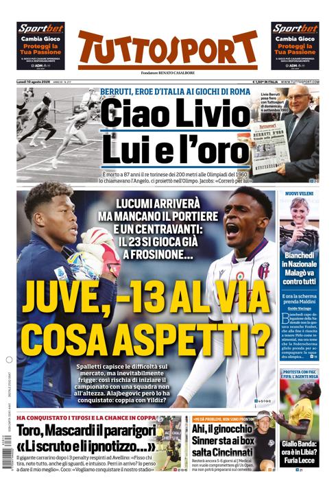 Tuttosport - Nazionale - 7 Giorni