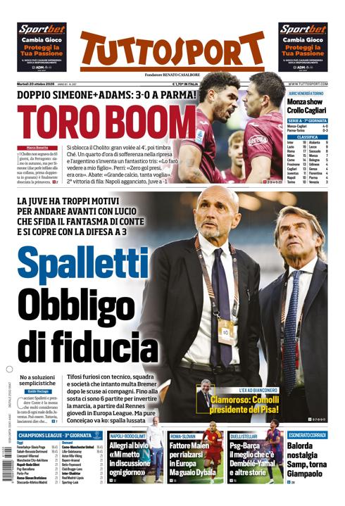 Tuttosport - Nazionale - 7 Giorni