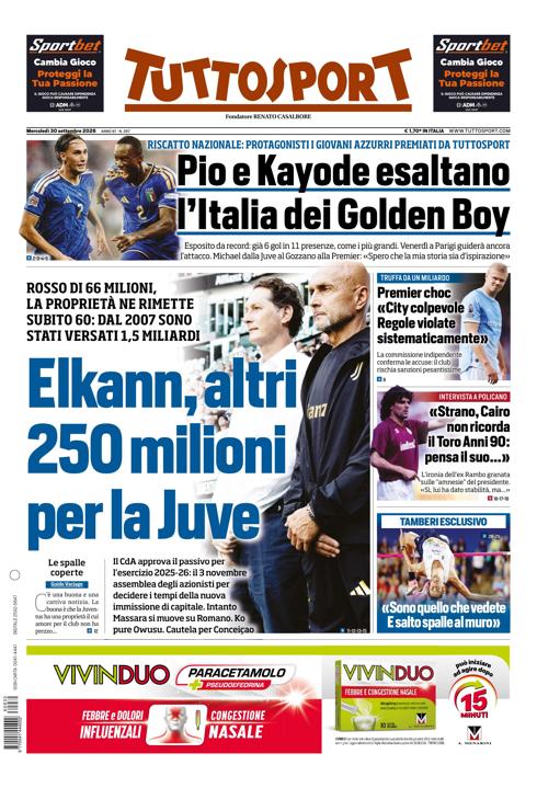 Tuttosport - Nazionale - 7 Giorni